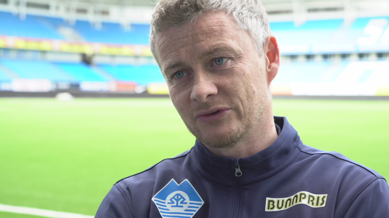 Intervju med Ole Gunnar Solskjær før Sandefjord borte